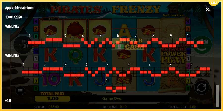 Pirates Frenzy акча үчүн оюн машинасы, сүрөт 7