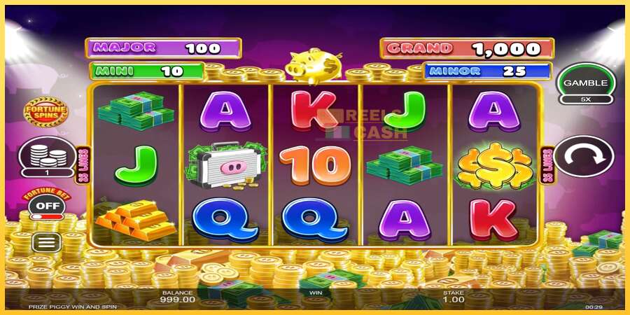 Prize Piggy Win & Spin акча үчүн оюн машинасы, сүрөт 2