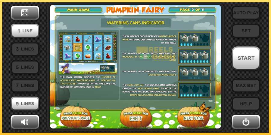 Pumpkin Fairy акча үчүн оюн машинасы, сүрөт 5