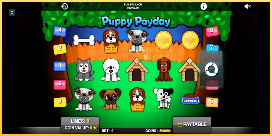 Puppy Payday акча үчүн оюн машинасы, сүрөт 1