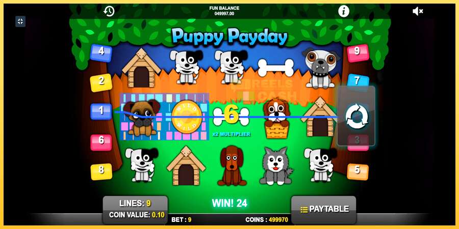 Puppy Payday акча үчүн оюн машинасы, сүрөт 4