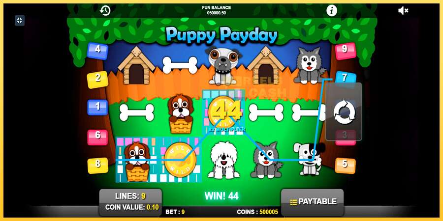 Puppy Payday акча үчүн оюн машинасы, сүрөт 5