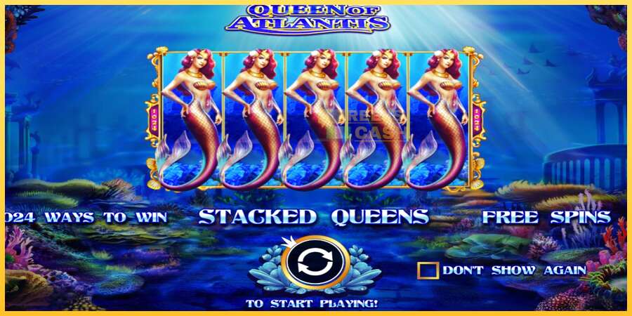 Queen of Atlantis акча үчүн оюн машинасы, сүрөт 1