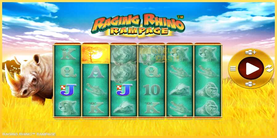 Raging Rhino Rampage акча үчүн оюн машинасы, сүрөт 3