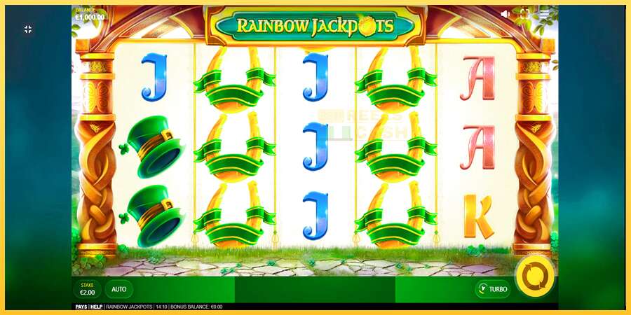 Rainbow Jackpots акча үчүн оюн машинасы, сүрөт 1