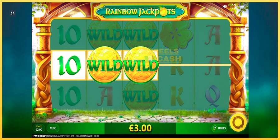 Rainbow Jackpots акча үчүн оюн машинасы, сүрөт 3