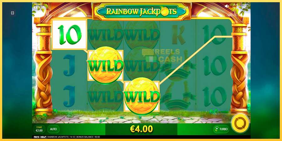 Rainbow Jackpots акча үчүн оюн машинасы, сүрөт 4