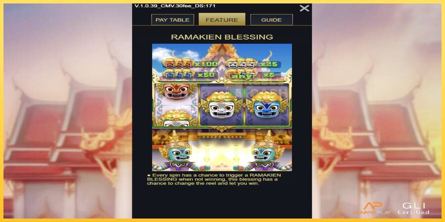 Ramakien Blessing акча үчүн оюн машинасы, сүрөт 4