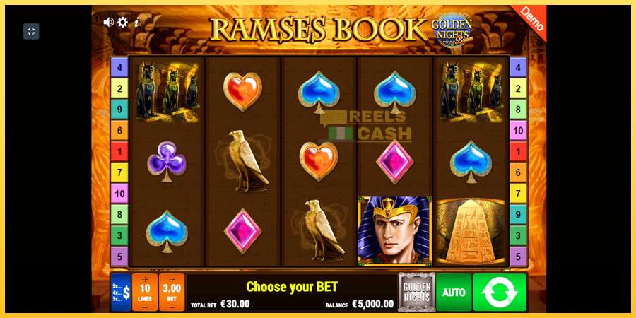 Ramses Book Golden Nights акча үчүн оюн машинасы, сүрөт 2