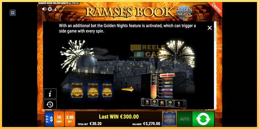 Ramses Book Golden Nights акча үчүн оюн машинасы, сүрөт 5