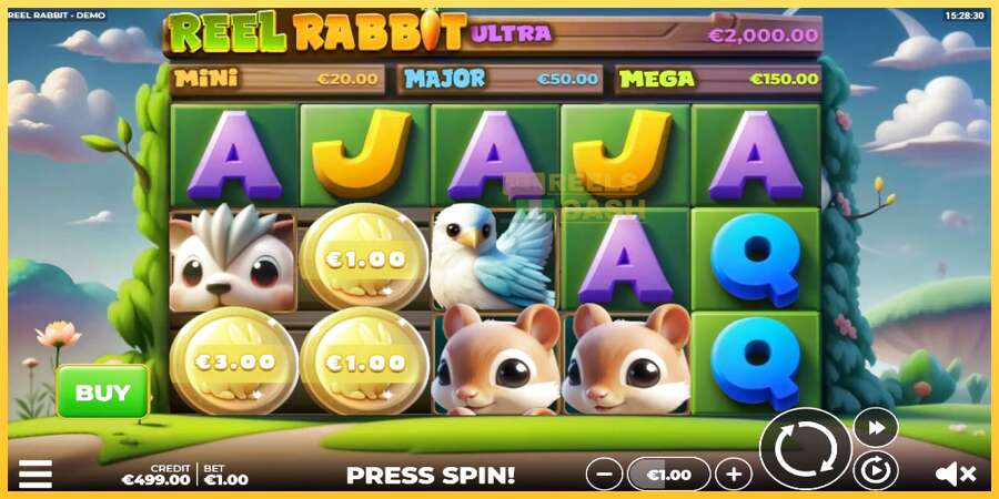 Reel Rabbit акча үчүн оюн машинасы, сүрөт 2