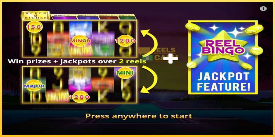 Reels 2 Riches with Reel Bingo акча үчүн оюн машинасы, сүрөт 1