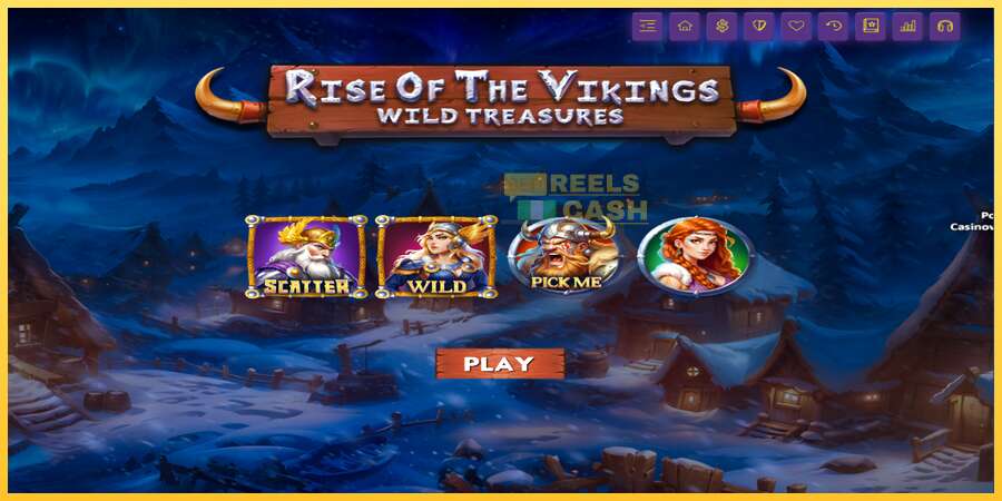 Rise of The Vikings - Wild Treasures акча үчүн оюн машинасы, сүрөт 1