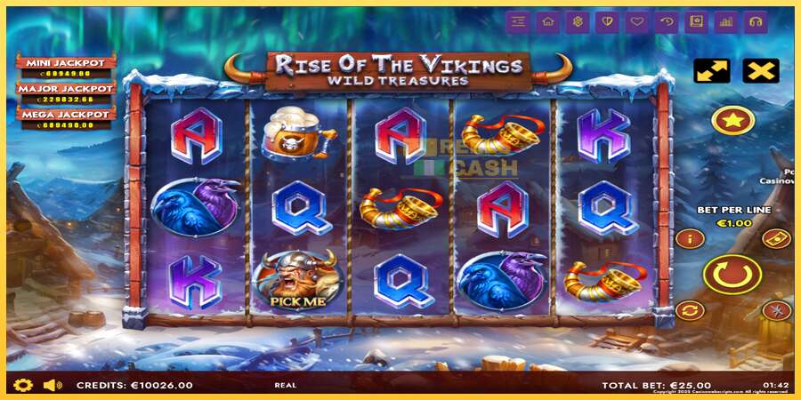 Rise of The Vikings - Wild Treasures акча үчүн оюн машинасы, сүрөт 2