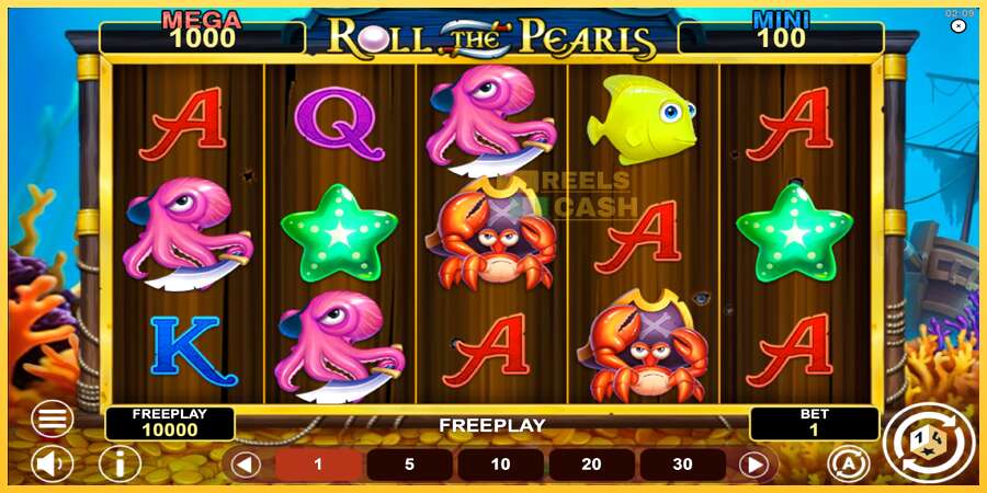 Roll The Pearls Hold & Win акча үчүн оюн машинасы, сүрөт 2