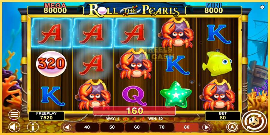 Roll The Pearls Hold & Win акча үчүн оюн машинасы, сүрөт 4