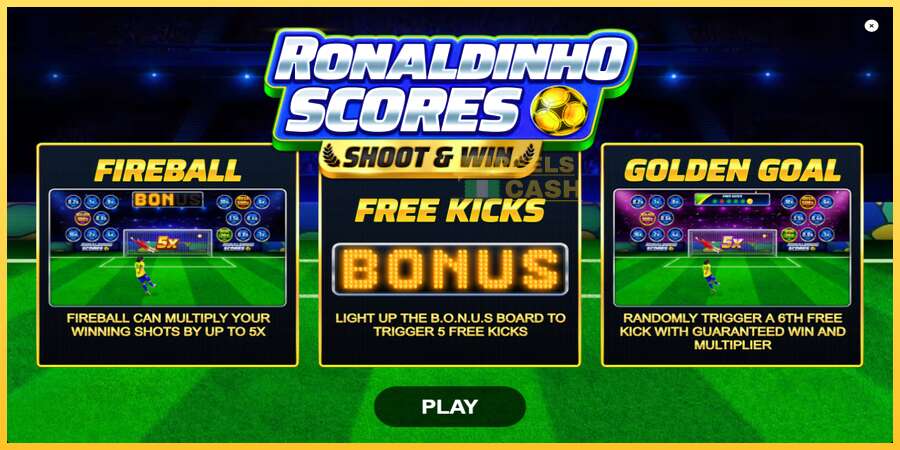 Ronaldinho Scores Shoot & Win акча үчүн оюн машинасы, сүрөт 1