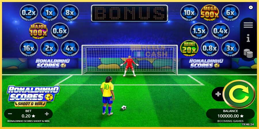 Ronaldinho Scores Shoot & Win акча үчүн оюн машинасы, сүрөт 2