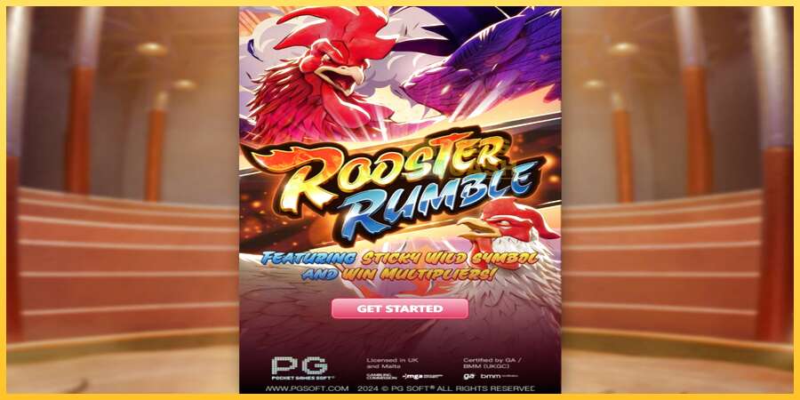 Rooster Rumble акча үчүн оюн машинасы, сүрөт 1