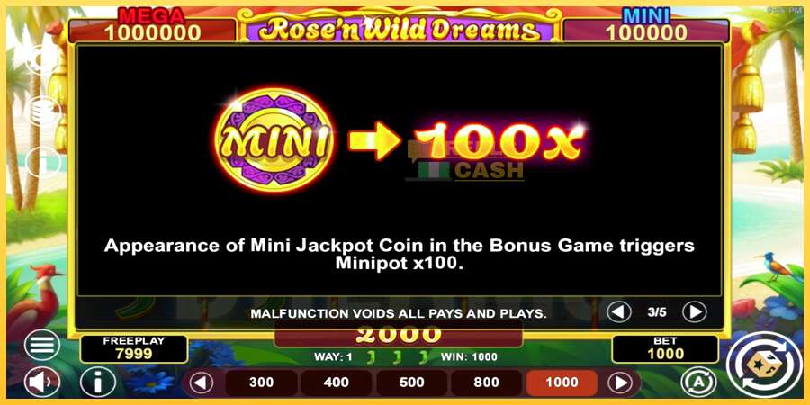 Rose’n Wild Dreams Hold & Win акча үчүн оюн машинасы, сүрөт 6