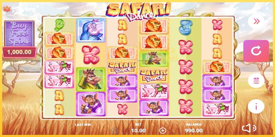 Safari Dance акча үчүн оюн машинасы, сүрөт 2