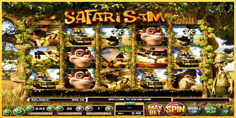 Safari Sam акча үчүн оюн машинасы, сүрөт 2