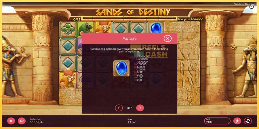 Sands of Destiny акча үчүн оюн машинасы, сүрөт 6