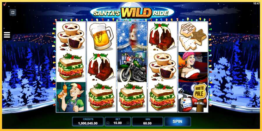 Santas Wild Ride акча үчүн оюн машинасы, сүрөт 3