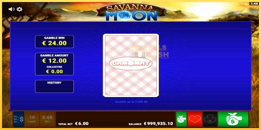 Savanna Moon акча үчүн оюн машинасы, сүрөт 5