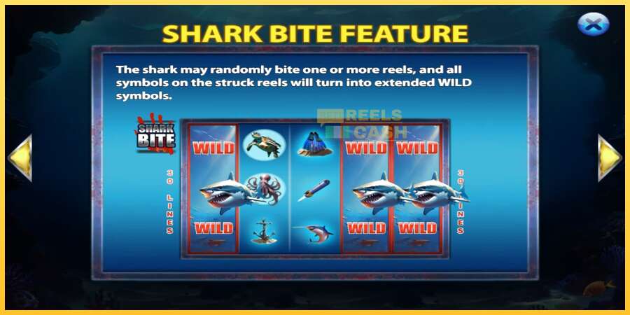 Shark Bite акча үчүн оюн машинасы, сүрөт 5