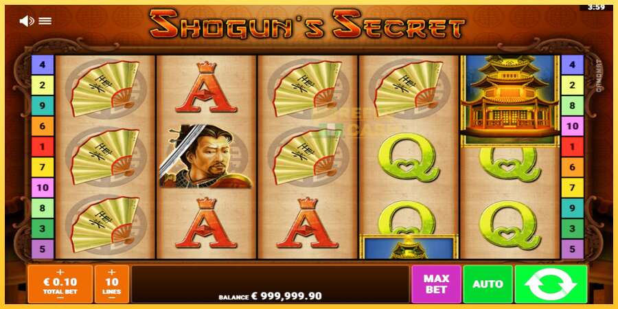 Shoguns Secret акча үчүн оюн машинасы, сүрөт 1