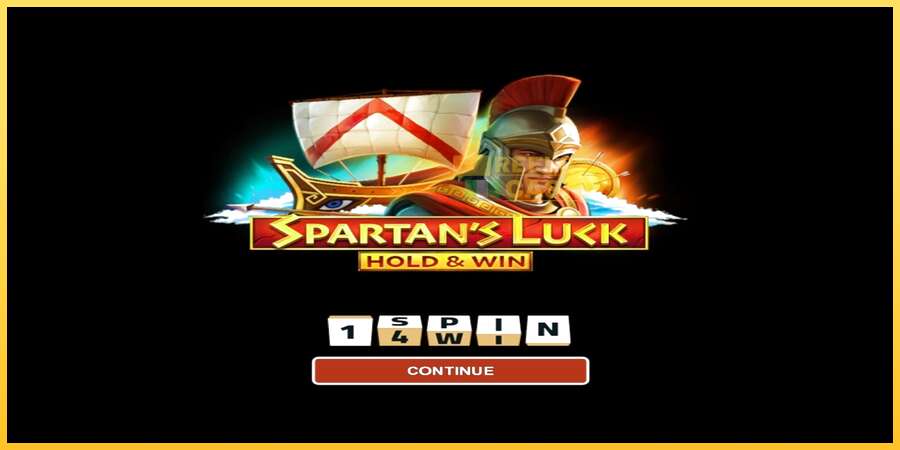 Spartans Luck Hold & Win акча үчүн оюн машинасы, сүрөт 1