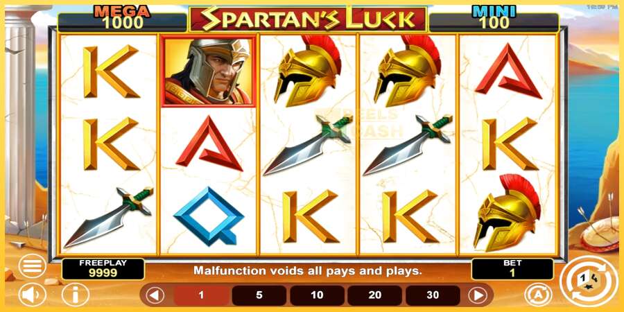 Spartans Luck Hold & Win акча үчүн оюн машинасы, сүрөт 2