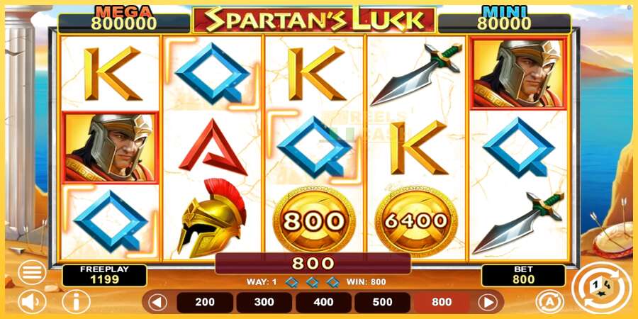 Spartans Luck Hold & Win акча үчүн оюн машинасы, сүрөт 3