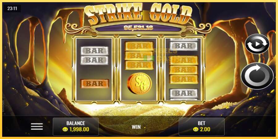 Strike Gold акча үчүн оюн машинасы, сүрөт 1