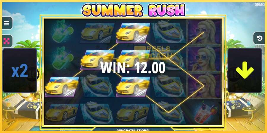 Summer Rush акча үчүн оюн машинасы, сүрөт 2