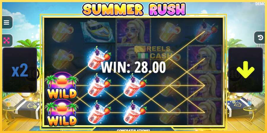 Summer Rush акча үчүн оюн машинасы, сүрөт 4