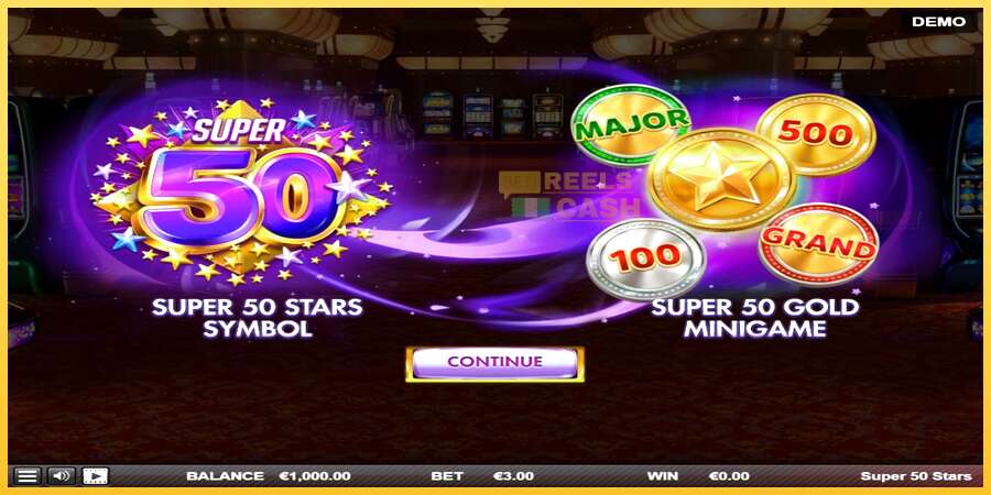 Super 50 Stars акча үчүн оюн машинасы, сүрөт 1