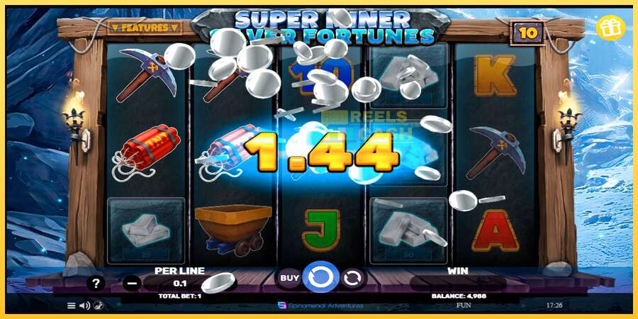 Super Miner Silver Fortunes акча үчүн оюн машинасы, сүрөт 2