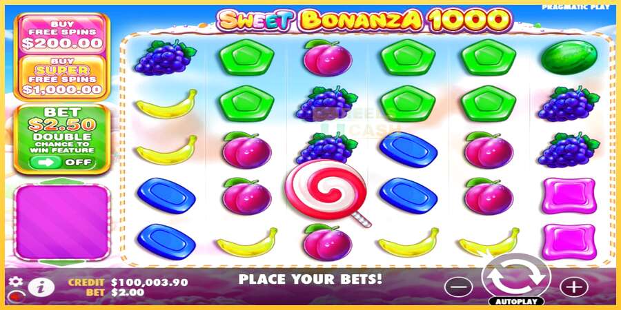 Sweet Bonanza 1000 акча үчүн оюн машинасы, сүрөт 2