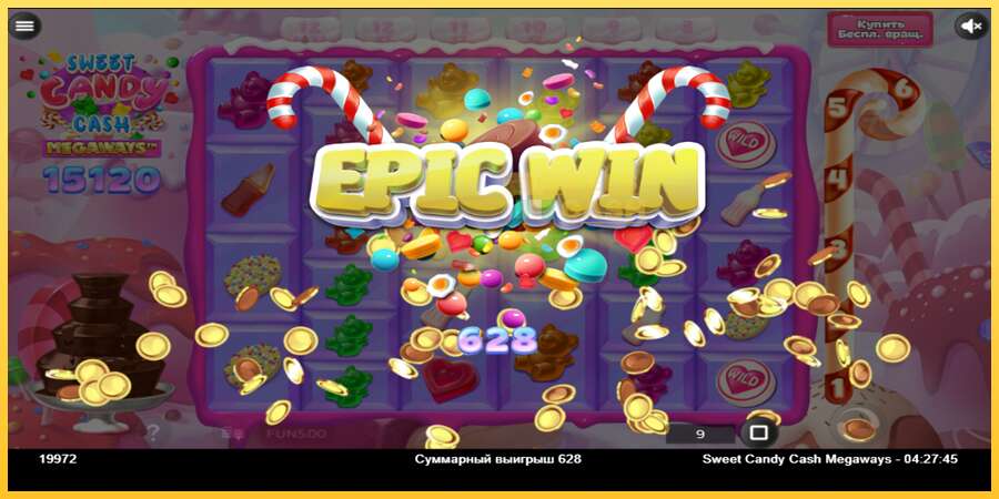 Sweet Candy Cash Megaway акча үчүн оюн машинасы, сүрөт 4