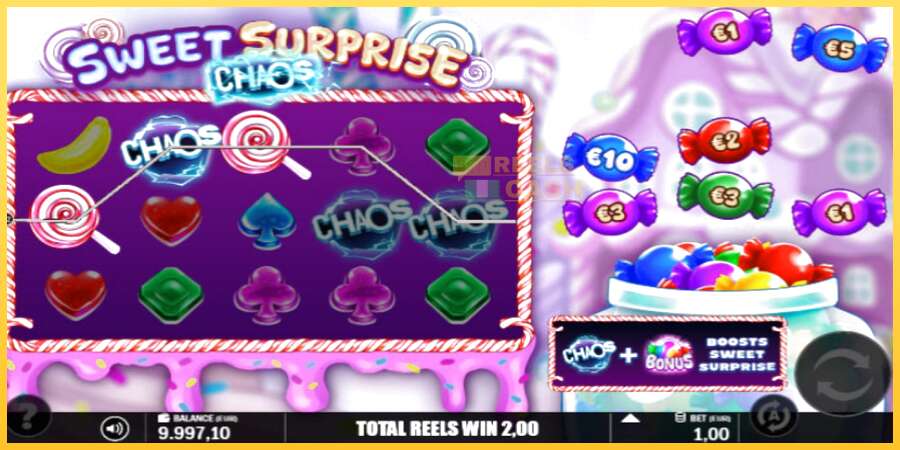 Sweet Surprise Chaos акча үчүн оюн машинасы, сүрөт 2