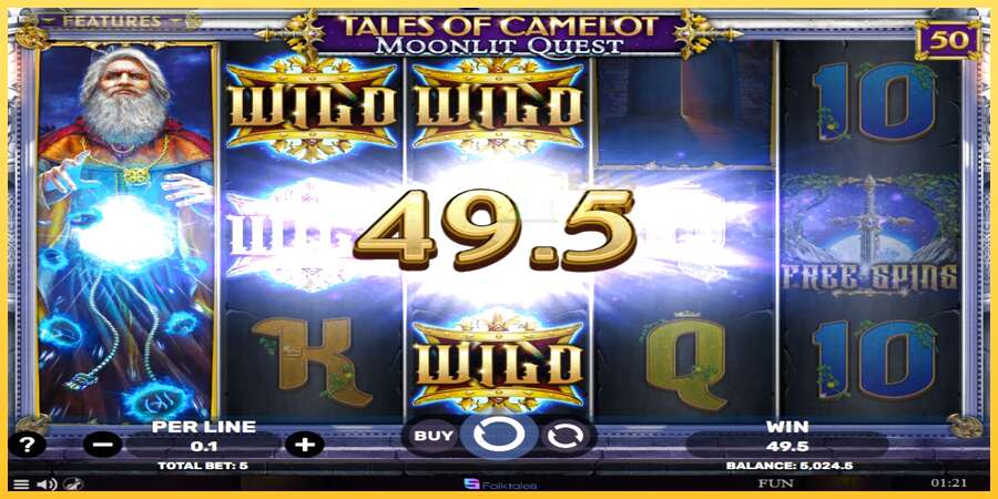 Tales of Camelot - Moonlit Quest акча үчүн оюн машинасы, сүрөт 3