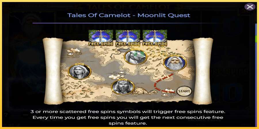 Tales of Camelot - Moonlit Quest акча үчүн оюн машинасы, сүрөт 5