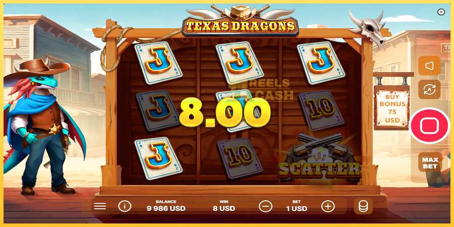 Texas Dragons акча үчүн оюн машинасы, сүрөт 3