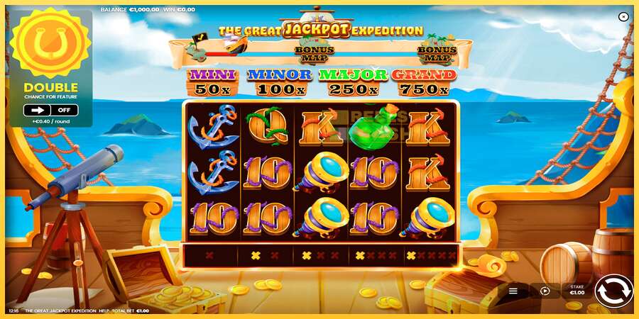 The Great Jackpot Expedition акча үчүн оюн машинасы, сүрөт 1