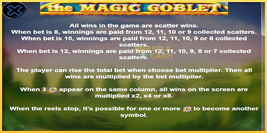 The Magic Goblet акча үчүн оюн машинасы, сүрөт 4