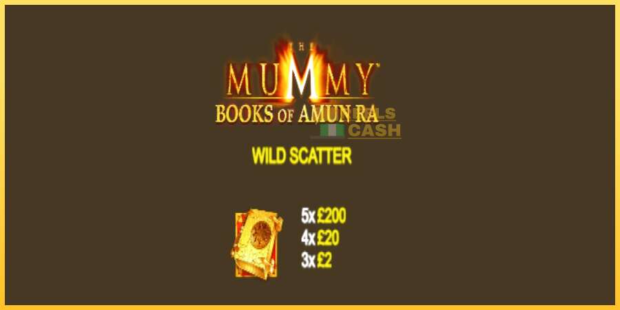 The Mummy Books of Amun Ra акча үчүн оюн машинасы, сүрөт 5