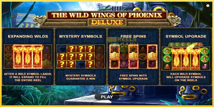 The Wild Wings of Phoenix Deluxe акча үчүн оюн машинасы, сүрөт 1