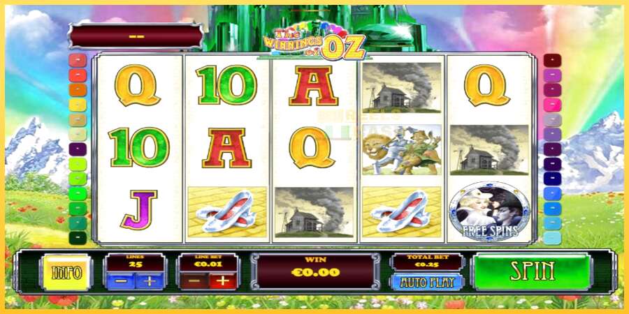 The Winnings of Oz акча үчүн оюн машинасы, сүрөт 1